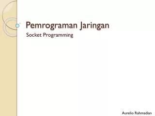 pemrograman jaringan