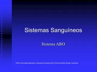 sistemas sangu neos
