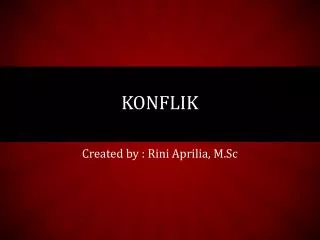 konflik