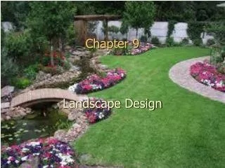 Chapter 9 Landscape Design