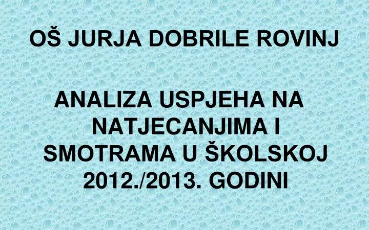 o jurja dobrile rovinj