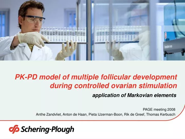 pk pd model of multiple follicular development during controlled ovarian stimulation