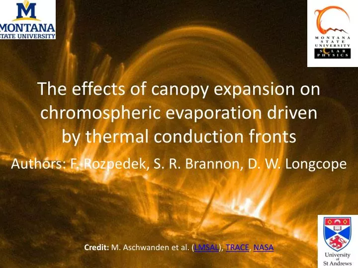 the effects of canopy expansion on chromospheric evaporation driven by thermal conduction fronts