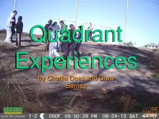 Quadrant Experiences