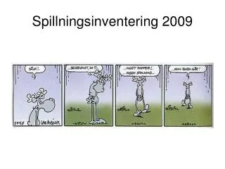 spillningsinventering 2009
