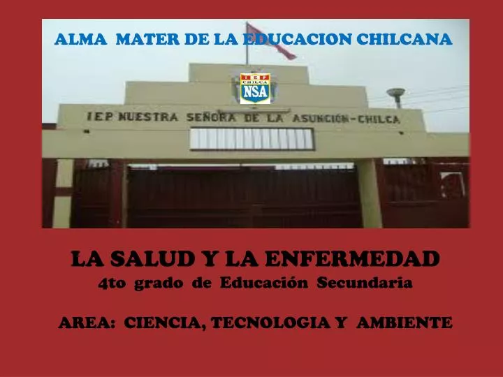 la salud y la enfermedad 4to grado de educaci n secundaria area ciencia tecnologia y ambiente