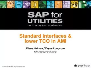 Standard interfaces &amp; lower TCO in AMI