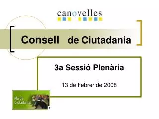 3a sessi plen ria 13 de febrer de 2008