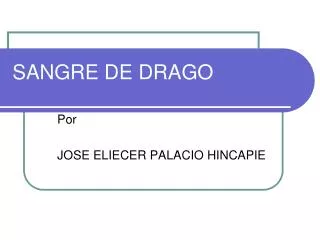 sangre de drago