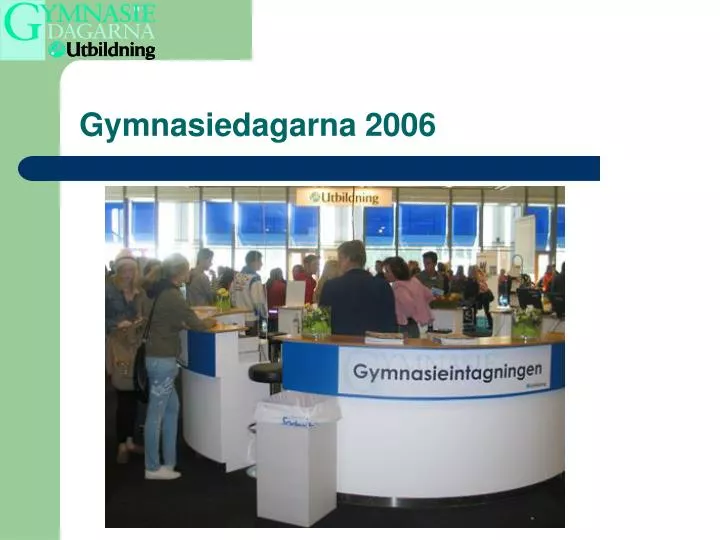 gymnasiedagarna 2006