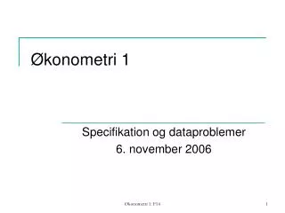 konometri 1