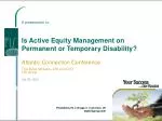 Evaluating Active Equity Management: Challenges and Opportunities Post-Market Crash - slide 1