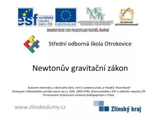 newton v gravita n z kon