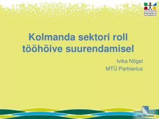 kolmanda sektori roll t h ive suurendamisel