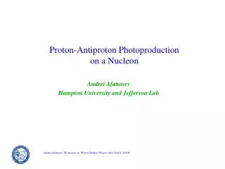 Proton-Antiproton Photoproduction on a Nucleon