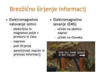 brez i no irjenje informacij
