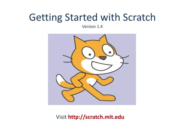 getting started with scratch version 1 4