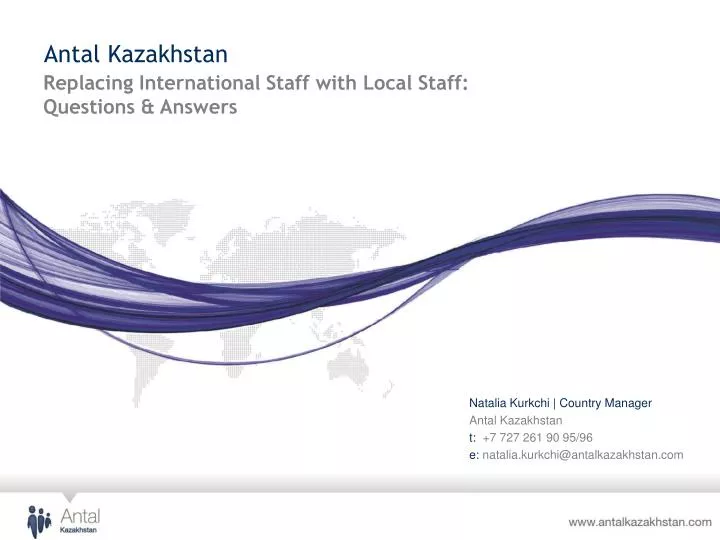 replacing international staff with local staff questions answers