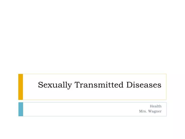 Ppt Sexually Transmitted Diseases Powerpoint Presentation Free Download Id5475979