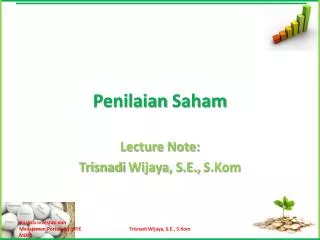 penilaian saham