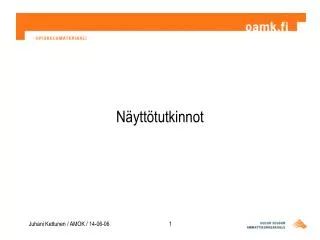 n ytt tutkinnot