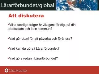 att diskutera