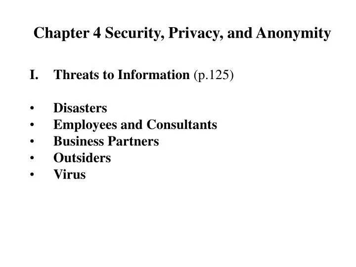 chapter 4 security privacy and anonymity