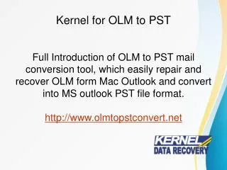 Free Tool for OLM to PST Converter