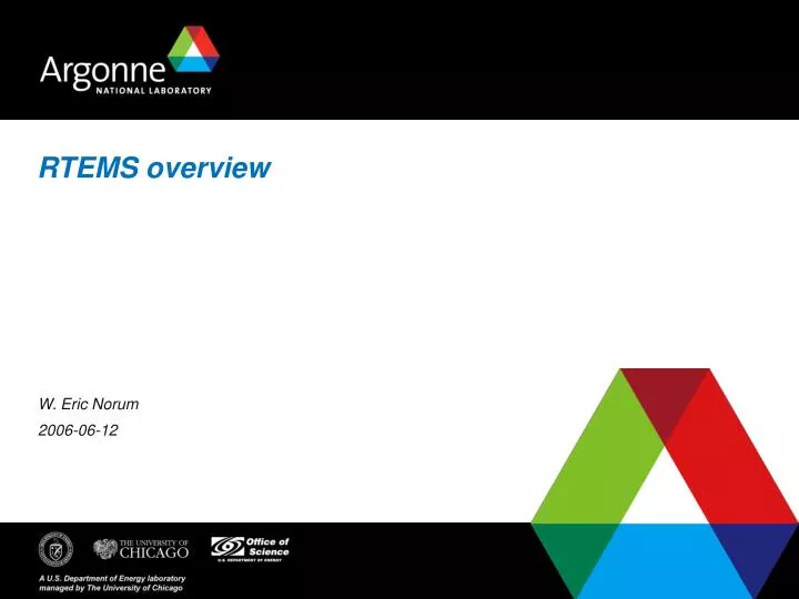rtems overview