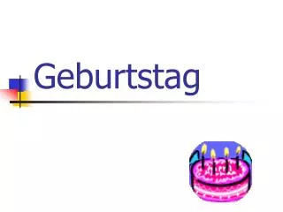 geburtstag