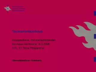 tavaramerkkioikeus