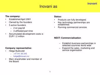 Inovani as