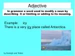Adjective - slide 1