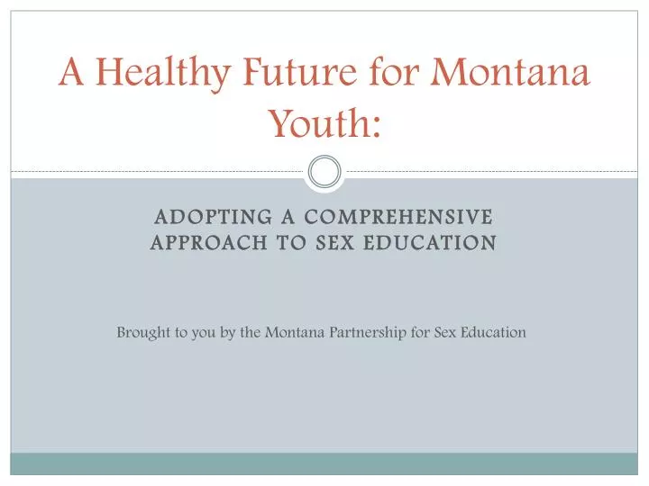 a healthy future for montana youth