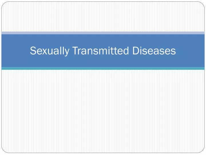 sexually transmitted diseases