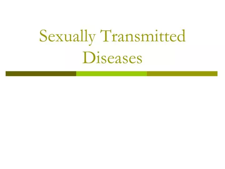 Ppt Sexually Transmitted Diseases Powerpoint Presentation Free Download Id5476522