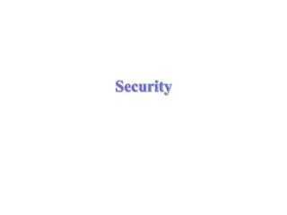 Security