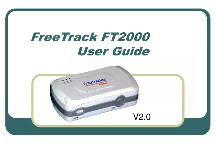 freetrack ft2000 user guide