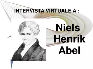 intervista virtuale a