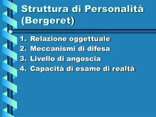 struttura di personalit bergeret