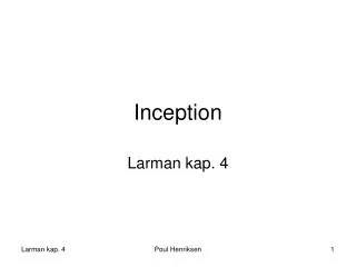 inception