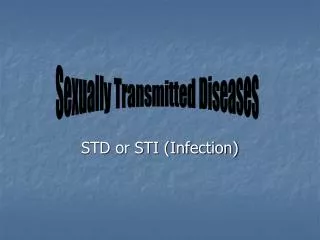 STD or STI (Infection)