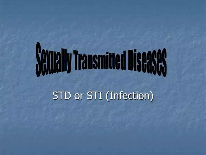 std or sti infection