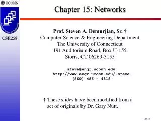 Chapter 15: Networks