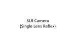 SLR Camera (Single Lens Reflex)