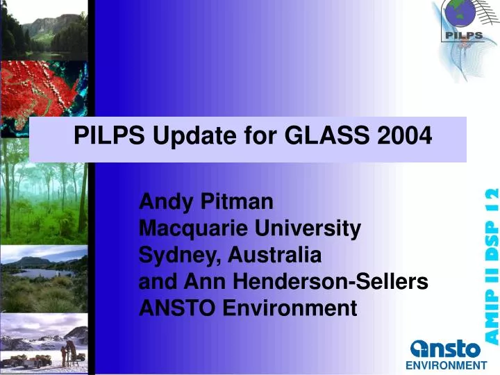 pilps update for glass 2004