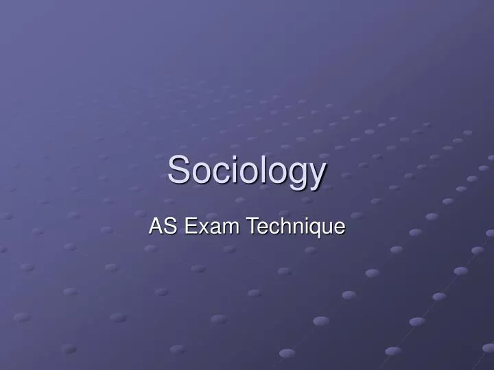 sociology