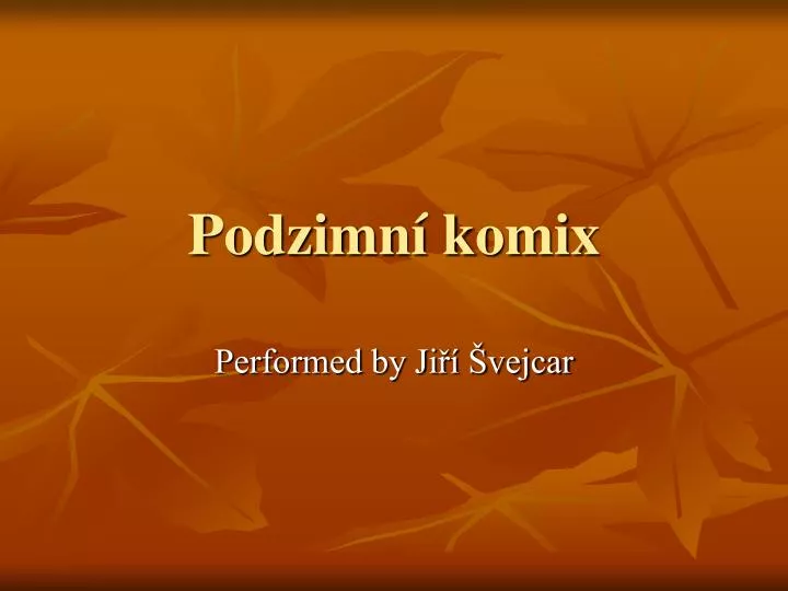 podzimn komix