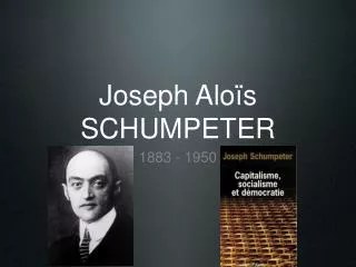 joseph alo s schumpeter