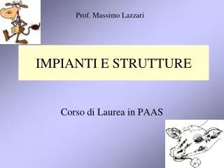 impianti e strutture